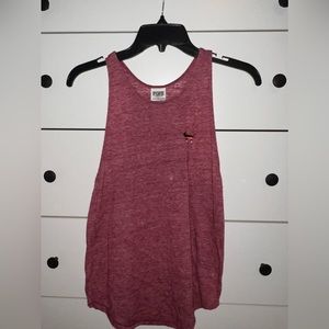 VS pink racer back top